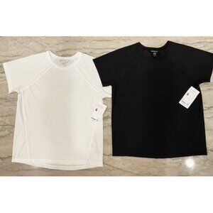 Athleta: Ultimate Train Tee, two shirts Size S, Black, White (NWT)